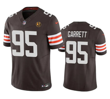 Myles Garrett Cleveland Browns brown Vapor jersey