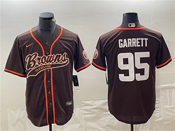 Myles Garrett Cleveland Browns brown jersey