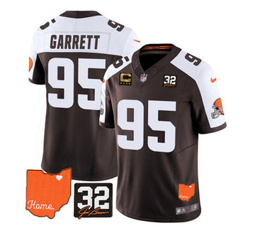 Myles Garrett Cleveland Browns brown Vapor jersey
