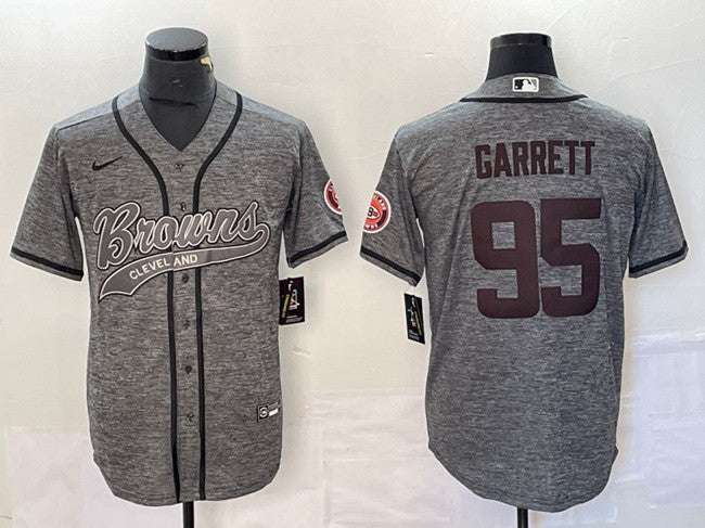 Myles Garrett Cleveland Browns gray jersey