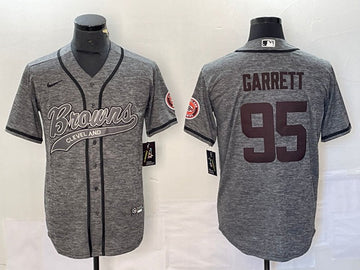 Myles Garrett Cleveland Browns gray jersey