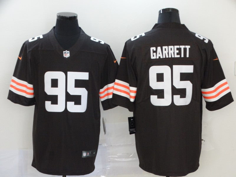 Myles Garrett New Cleveland Browns brown Vapor jersey