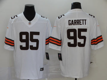 Myles Garrett New Cleveland Browns white Vapor jersey