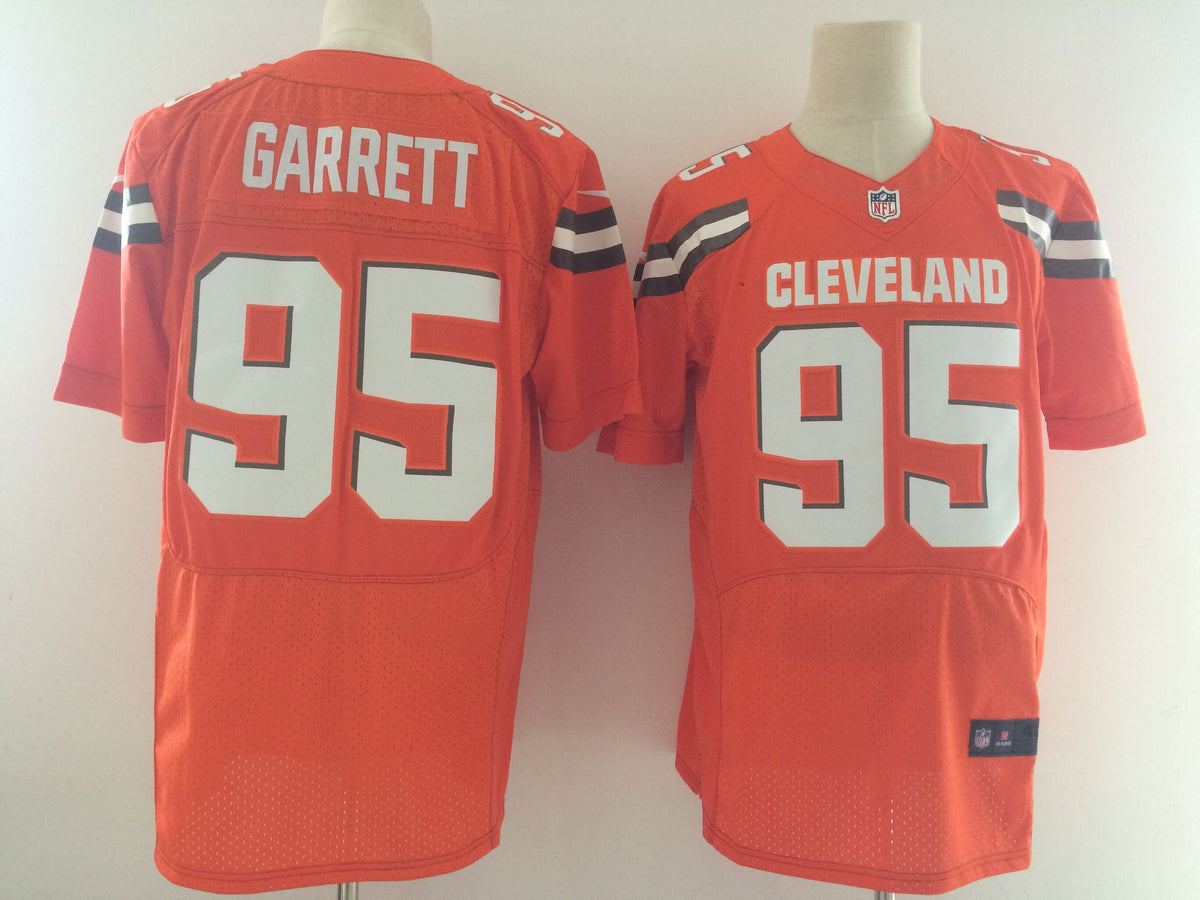 Myles Garrett Cleveland Browns orange Elite jersey