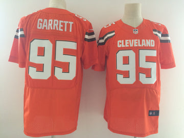 Myles Garrett Cleveland Browns orange Elite jersey