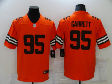 Myles Garrett Cleveland Browns orange Inverted Legend jersey