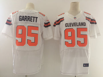 Myles Garrett Cleveland Browns white Elite jersey