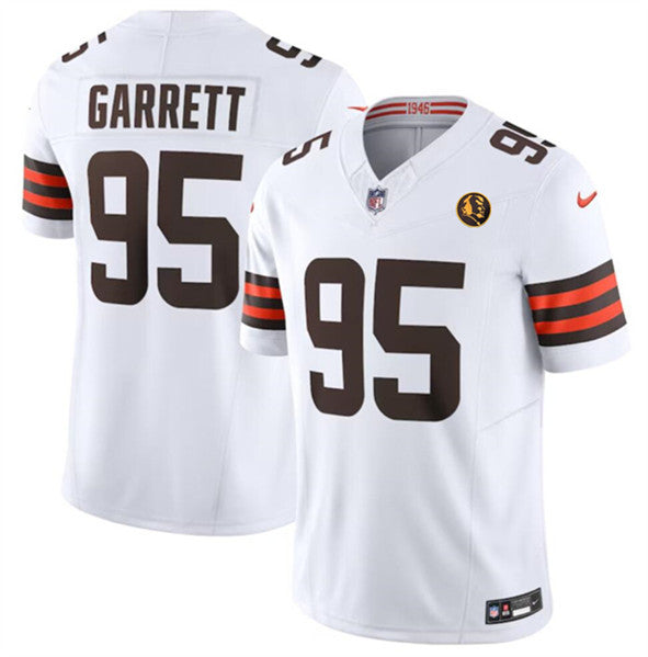 Myles Garrett Cleveland Browns white Vapor jersey