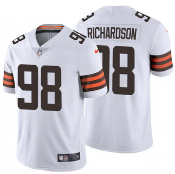 Sheldon Richardson New Cleveland Browns white Vapor jersey