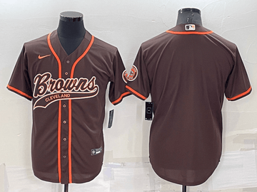 Custom Cleveland Browns brown jersey