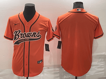 Custom Cleveland Browns orange jersey
