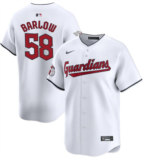 Scott Barlow Cleveland Guardians white Limited jersey