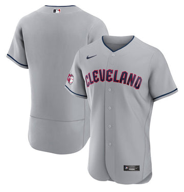 Custom Cleveland Guardians gray jersey