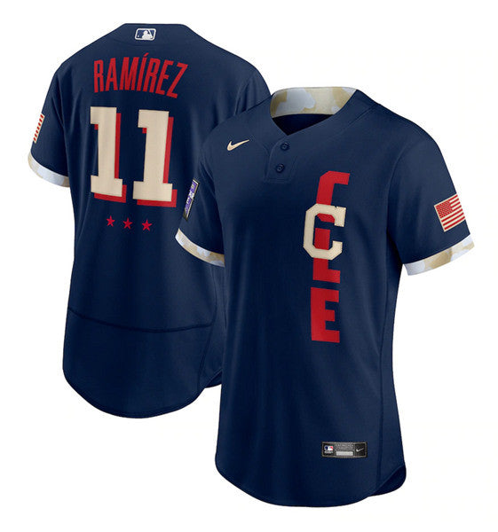 José Ramírez Cleveland Guardians navy All-Star jersey
