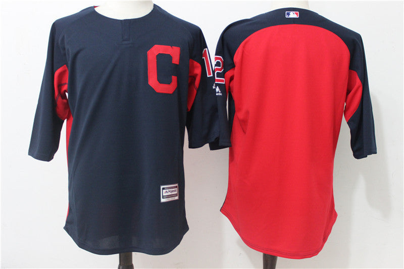 Francisco Lindor Cleveland Guardians navy Authentic jersey