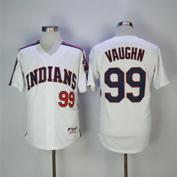 Ricky Vaughn Cleveland Guardians white Cooperstown jersey