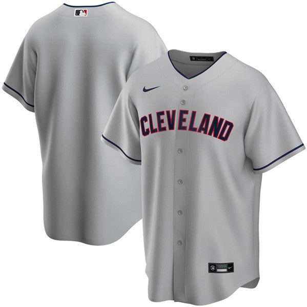 Custom Cleveland Guardians grey jersey