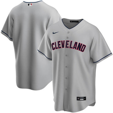 Custom Cleveland Guardians grey jersey