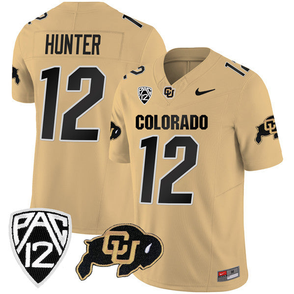 Travis Hunter Colorado Buffaloes gold jersey