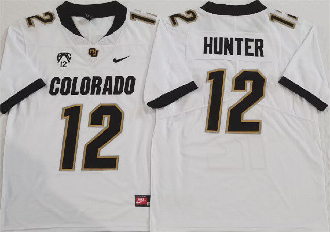Travis Hunter Colorado Buffaloes white jersey