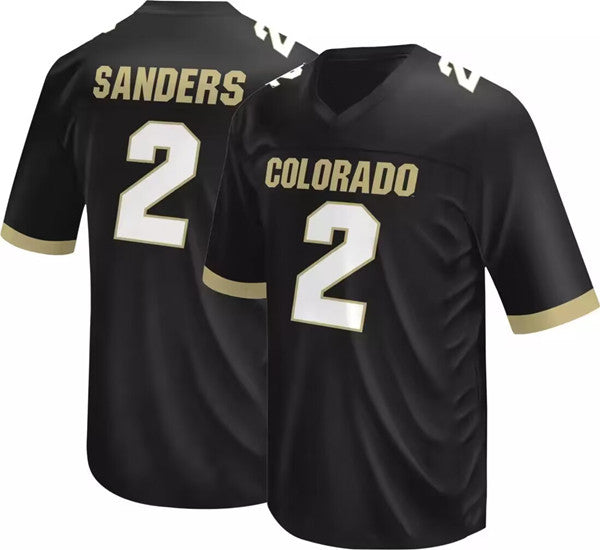 Shedeur Sanders Colorado Buffaloes black jersey