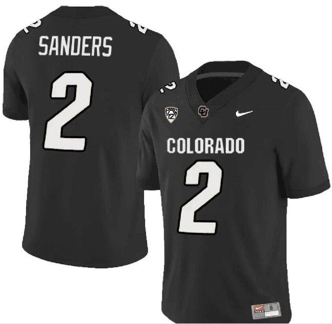 Shedeur Sanders Colorado Buffaloes black jersey