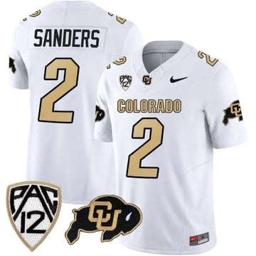 Shedeur Sanders Colorado Buffaloes white jersey
