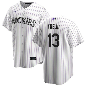 Alan Trejo Colorado Rockies white jersey