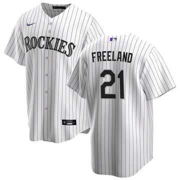 Kyle Freeland Colorado Rockies white jersey