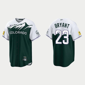 Kris Bryant Colorado Rockies green City Connect jersey