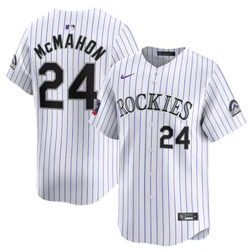 Ryan McMahon Colorado Rockies white Limited jersey