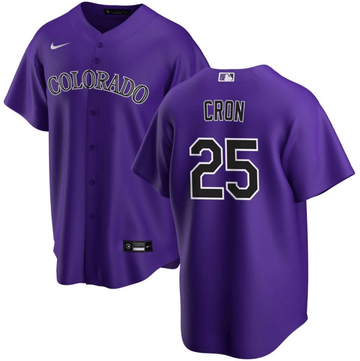 C.J. Cron Colorado Rockies purple jersey