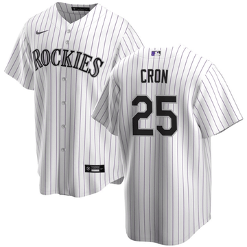 C.J. Cron Colorado Rockies white jersey