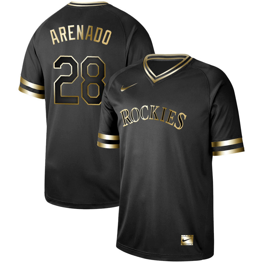 Nolan Arenado Colorado Rockies black jersey