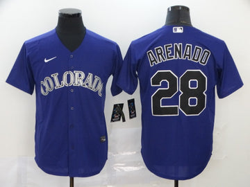Nolan Arenado Colorado Rockies blue jersey