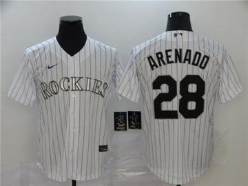 Nolan Arenado Colorado Rockies white jersey