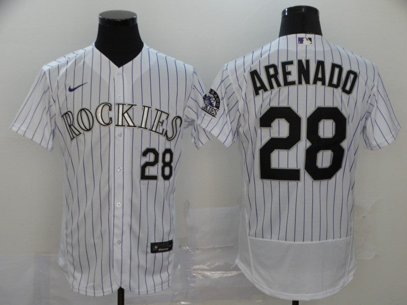 Nolan Arenado Colorado Rockies white jersey