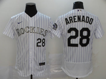 Nolan Arenado Colorado Rockies white jersey