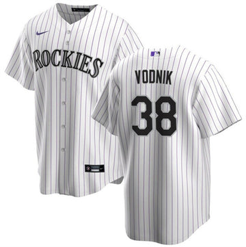 Victor Vodnik Colorado Rockies white jersey