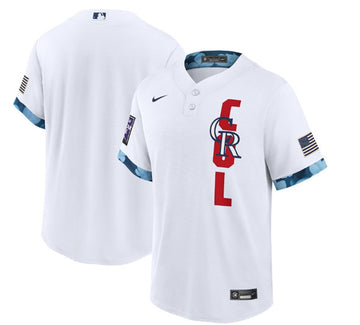 Custom Colorado Rockies white All-Star jersey