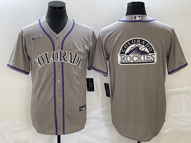 Colorado Rockies gray jersey