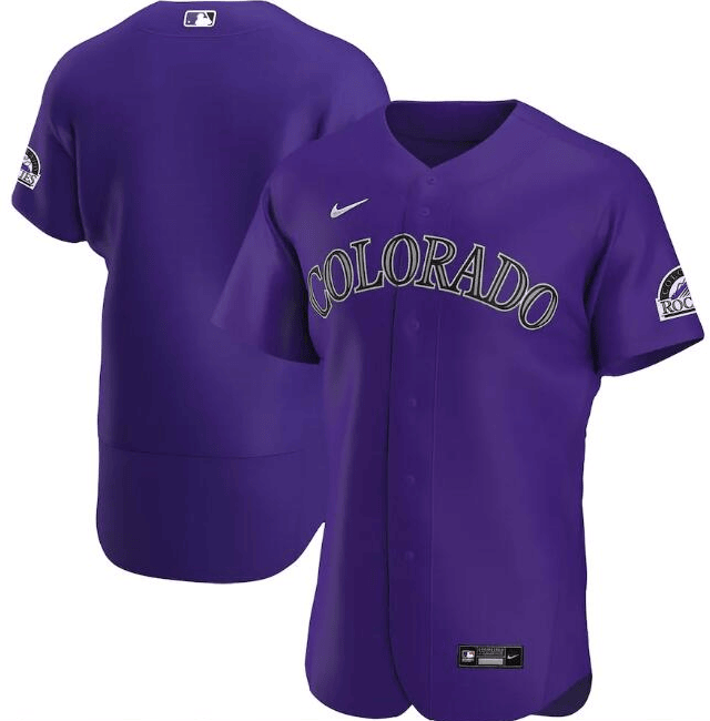 Colorado Rockies purple jersey