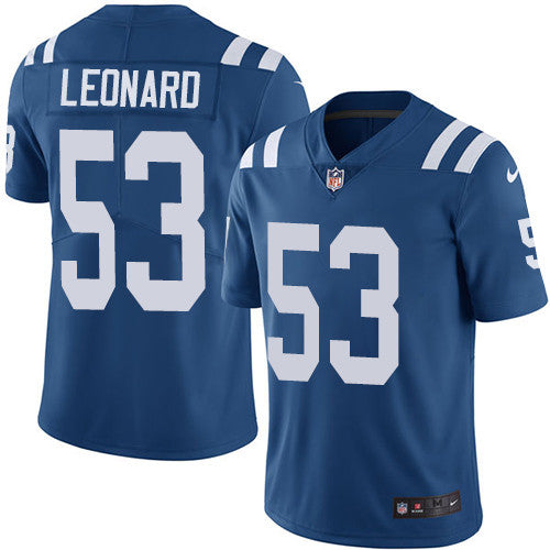 Darius Leonard Indianapolis Colts royal Untouchable jersey