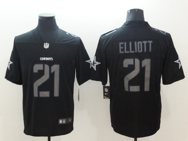 Ezekiel Elliott Dallas Cowboys black Limited jersey
