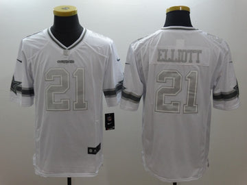 Ezekiel Elliott Dallas Cowboys white Limited jersey