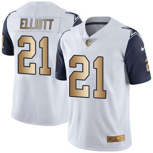 Ezekiel Elliott Dallas Cowboys white Limited jersey