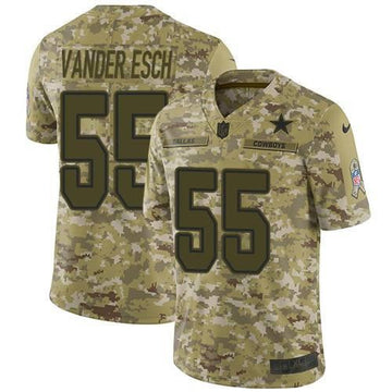 Leighton Vander Esch Dallas Cowboys camo Salute To Service jersey