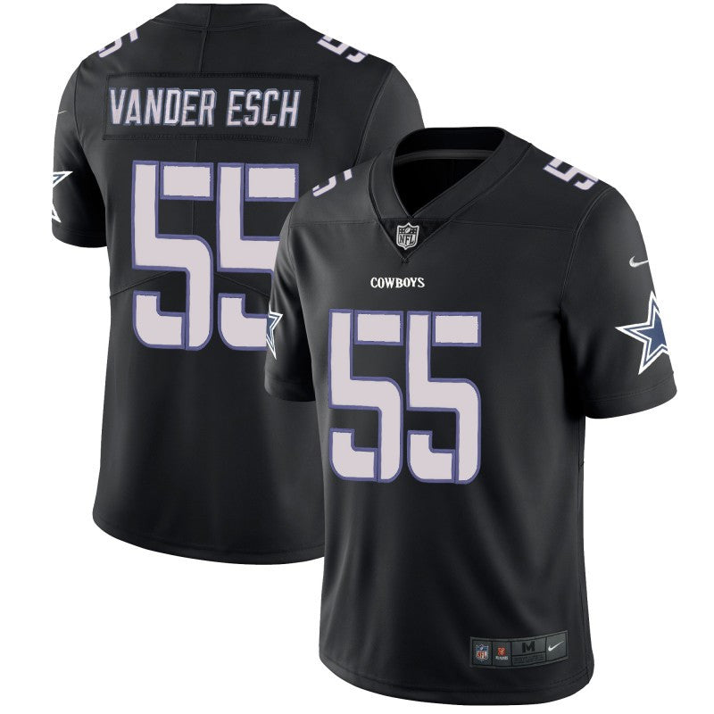 Leighton Vander Esch Dallas Cowboys black Limited jersey