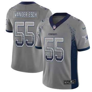 Leighton Vander Esch Dallas Cowboys gray Color Rush jersey