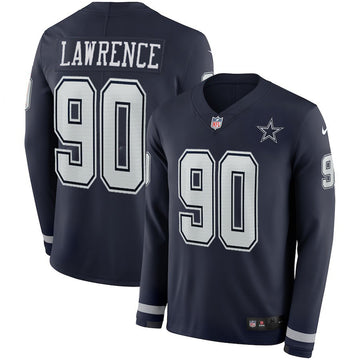 Demarcus Lawrencs Dallas Cowboys navy jersey
